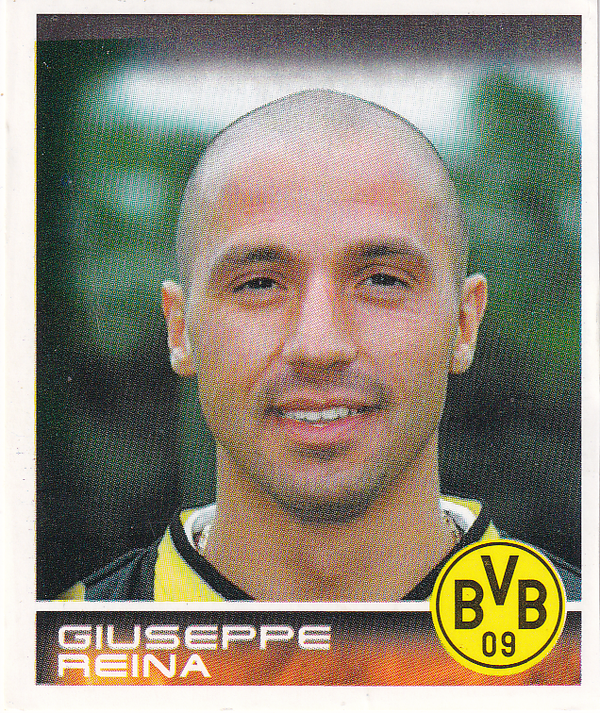 Giuseppe Reina - Borussia Dortmund - Panini Bundesliga 2001 - Basis Bild - Nr. 135
