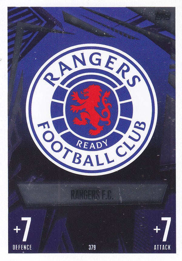 Glasgow Rangers / Topps Champions League 2023 / Clubkarte / Nr.379