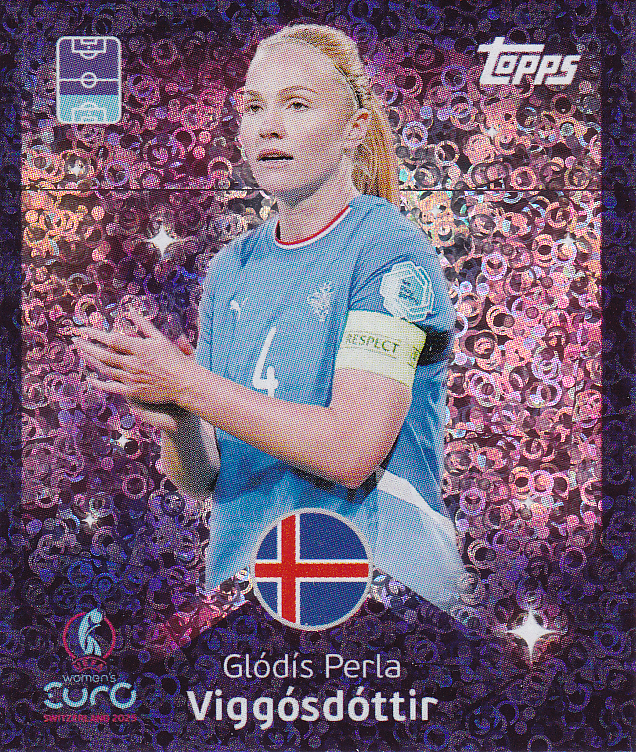 Glodis Perla Viggosdottir - Island - Topps Frauen EM 2025 - Shining Stars - Nr. 169