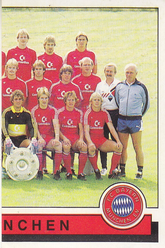 Bayern München / Panini Bundesliga 1986 / Mannschaftsbild 2 / Nr. M 28