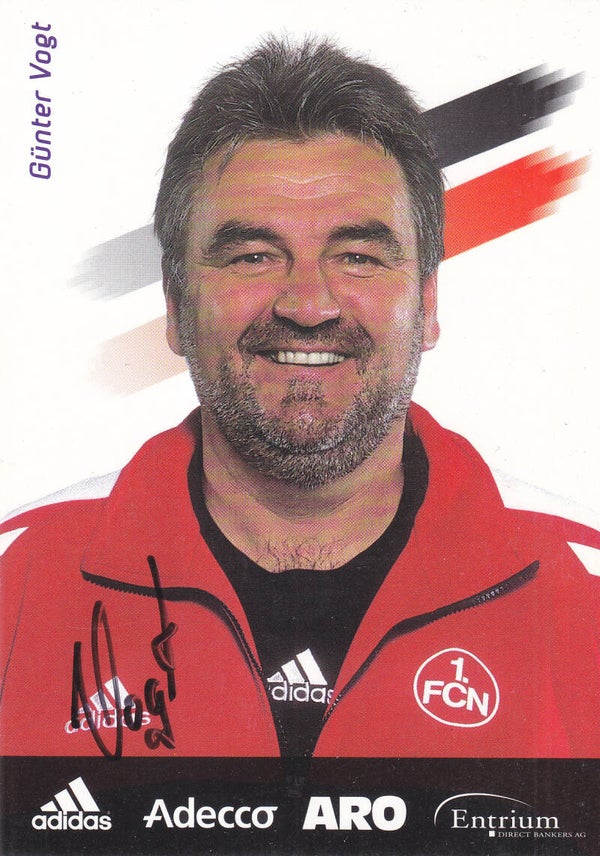 Günter Vogt 1.FC Nürnberg Zeugwart