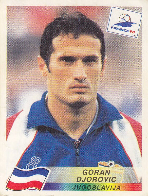 Goran Djorovic / Jugoslawien / Panini WM 1998 / Basis Bild / Nr. 393