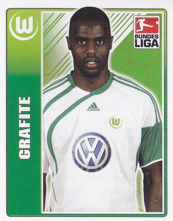 Grafite / VFL Wolfsburg / Topps Bundesliga 2009 / Basis Bild / Nr. 414