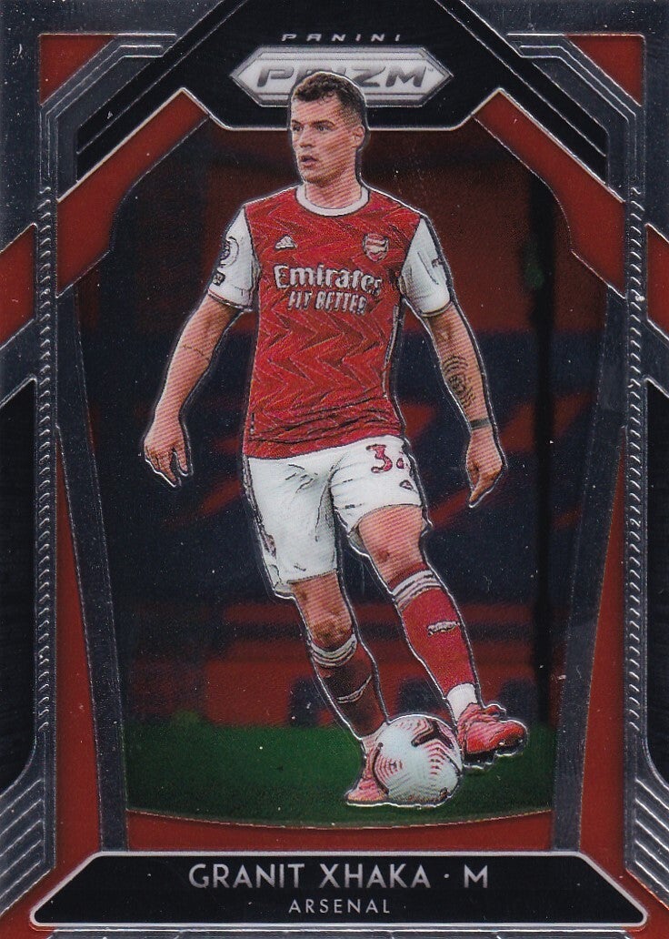 Granit Xhaka / Arsenal London / Panini Prizm Premier League 2020 / Basis Karte / Nr. 38