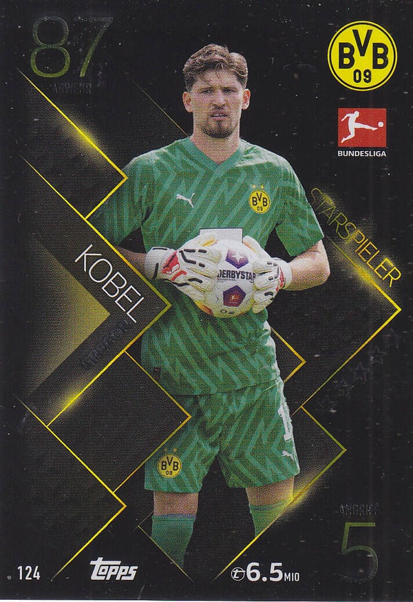 Gregor Kobel / Borussia Dortmund / Topps Match Attax 2023 / Star-Spieler / Nr. 124