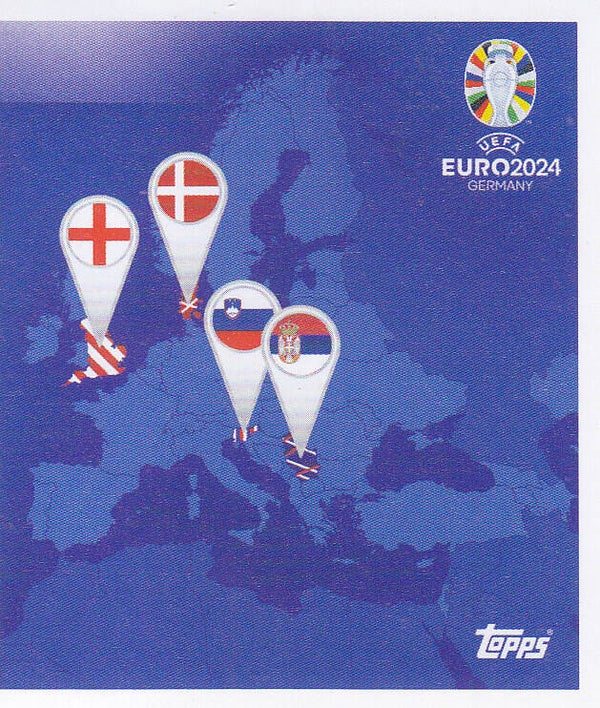 Gruppe C / Landesfahnen 2 / Topps EM 2024 / Nr. GC 2