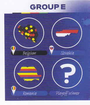Länderbild / Topps EM 2024 / Gruppe E / Teilbild 1 / Nr. GE 1