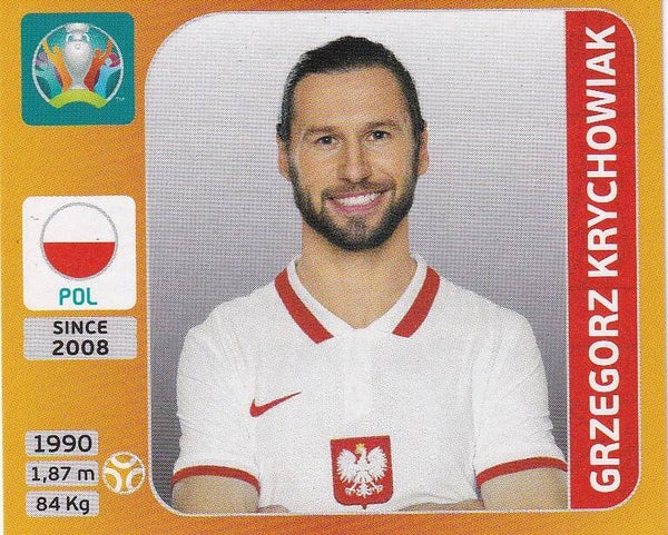 Grzegorz Krychowiak / Polen / Panini EM 2020 / Basis Bild / Nr. 473