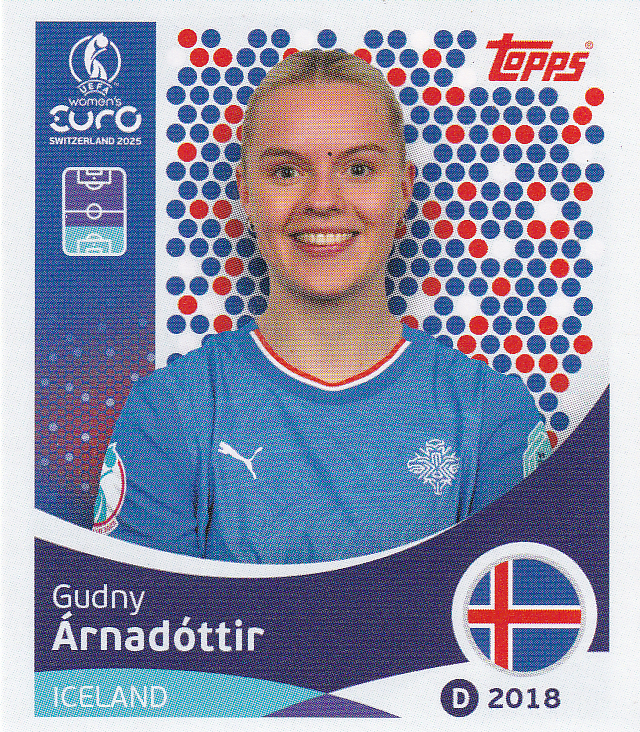 Gudny Arnadottir - Island - Frauen EM 2025 - Basis Bild - Nr. 66