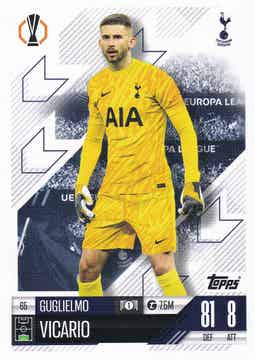 Guglielmo Vicario / Totenham Hotspur / Topps Champions League 2024 / Basis Karte / Nr. 65