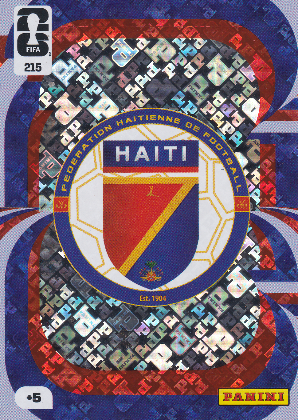 Haiti - Panini WM 2026 - Team Crest - Vereinslogo - Nr. 215