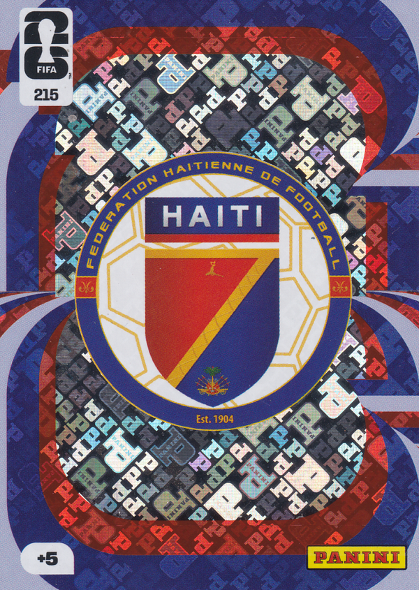 Haiti - Panini WM 2026 - Team Crest - Vereinslogo - Nr. 215