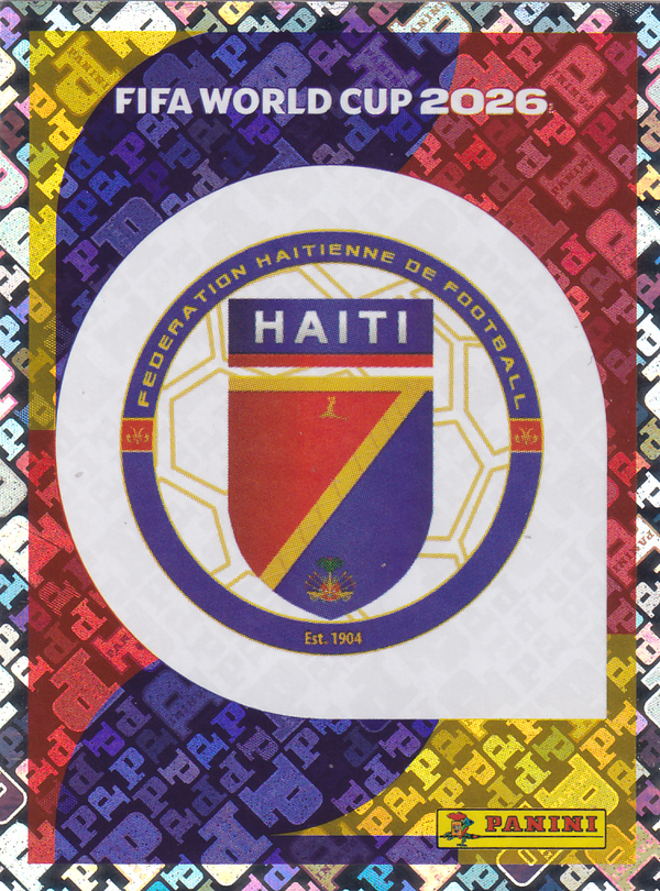Haiti - Panini WM 2026 - Vereinslogo - Glitzer - HAI1