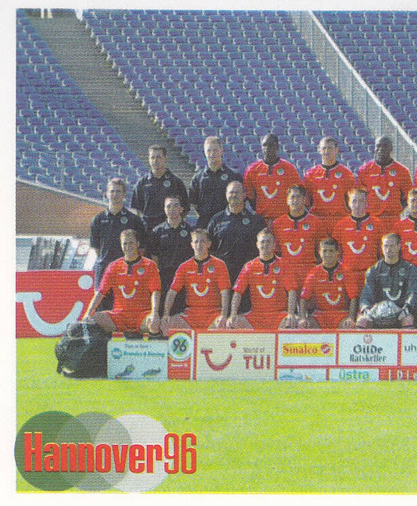Hannover 96 / Panini Bundesliga 2002 / Mannschaft 1 / Nr. 221