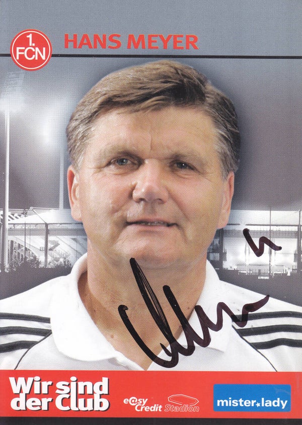 Hans Meyer 1.FC Nürnberg Trainer