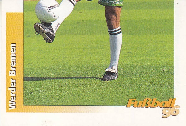 Hany Ramzy / SV Werder Bremen / Panini Bundesliga 1996 / Bild Unten / Nr. 50