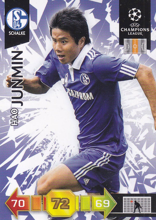 Hao Junmin / FC Schalke 04 / Panini Champions League 2010 / Basis Karte / Nr. 288