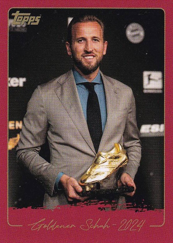 Harry Kane Goldener Schuh 2024 / FC Bayern München / Topps 125 Jahre FCB / Nr. 28