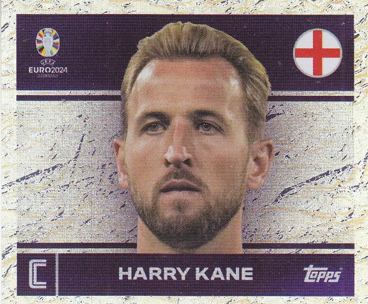 Harry Kane / England / Topps EM 2024 / Glitzer Bild / Nr. ENG 2