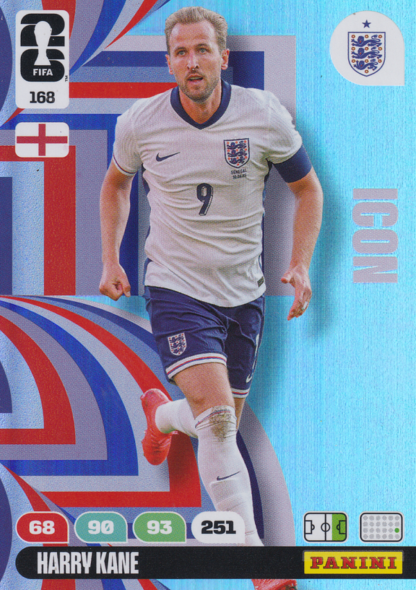 Harry Kane - England - Panini WM 2026 - Icon - Nr. 168