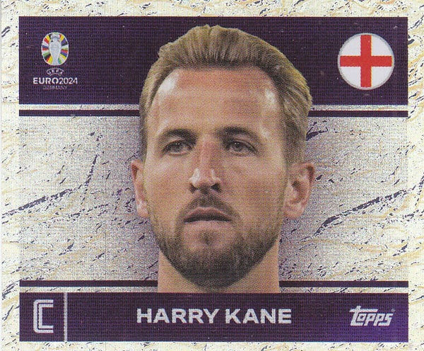 Harry Kane / England / Topps EM 2024 / Glitzer Bild / Nr. ENG 2