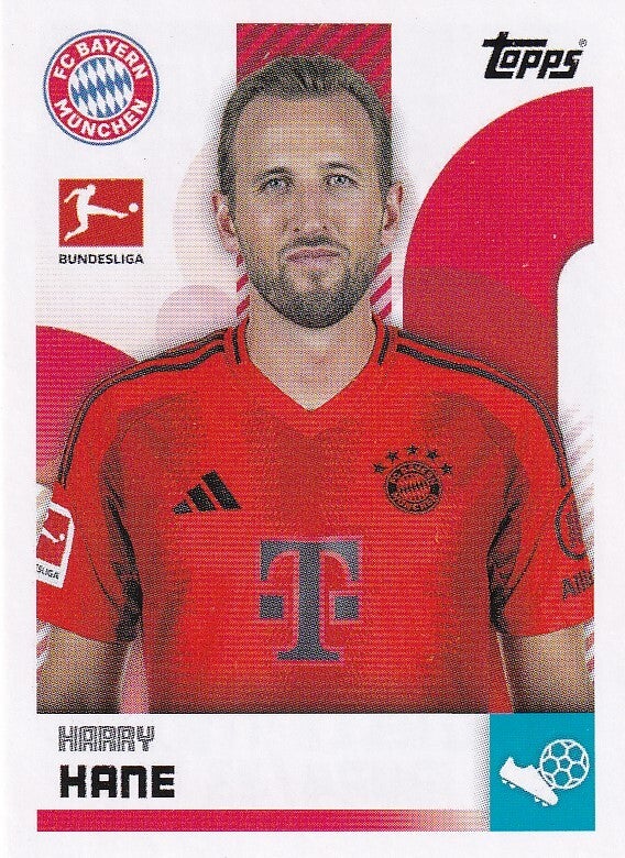 Harry Kane / FC Bayern München / Topps Bundesliga 2024 / Basis Sammelbild / Nr. 345