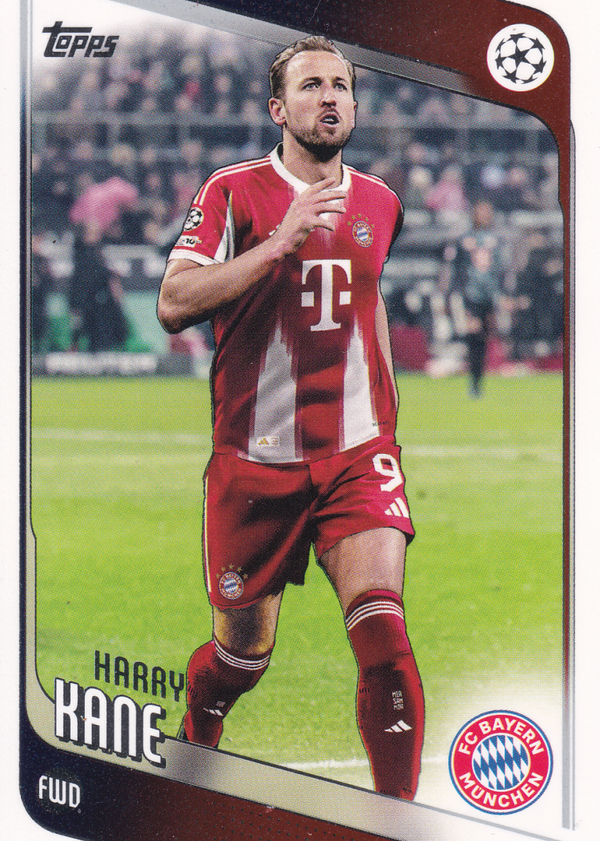 Harry Kane - FC Bayern München - Topps Uefa Clubwettbewerb 2025 - Basis Karte - Nr.182