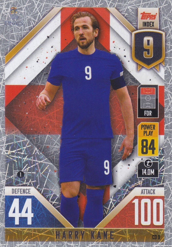 Harry Kane / England / Topps Uefa Nations League Finals 2022 / Foil Card / Nr. CD 9