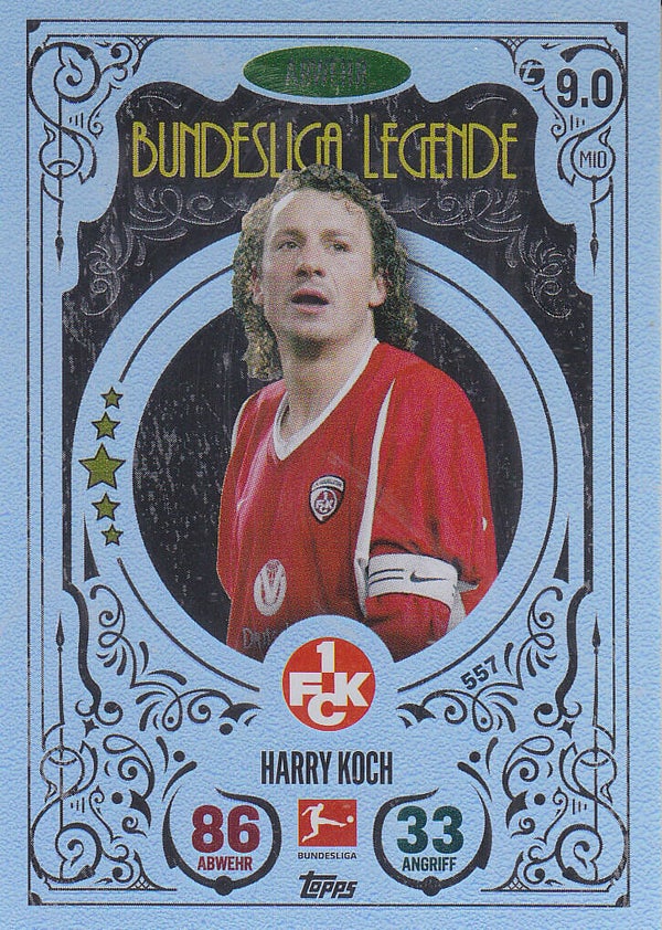 Harry Koch / 1.FC Kaiserslautern / Topps Match  Attax Extra 2023 / Legende / Nr.557