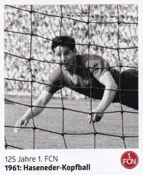 1961 Haseneder Kopfball - Panini 125 Jahre 1.FC Nürnberg - Nr. 16