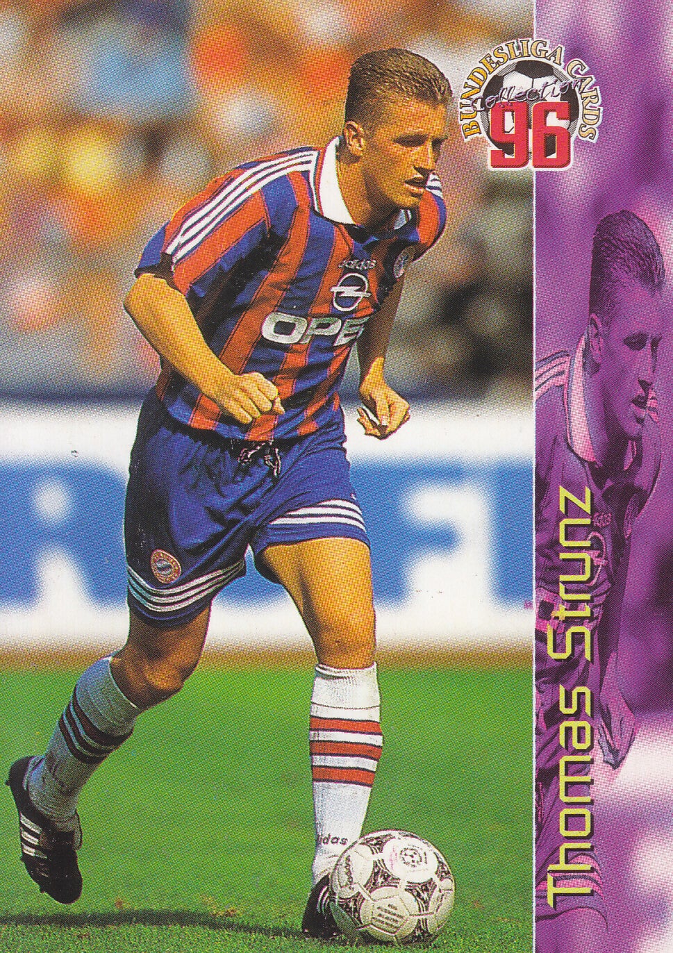 Thomas Strunz / FC Bayern München / Panini Bundesliga 1996 / Basis Karte / Nr.4