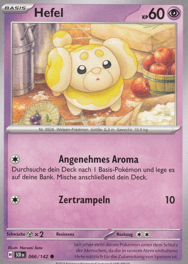 Hefel - Pokomon Serie Stellarkrone - Basis Karte - Nr.066/142
