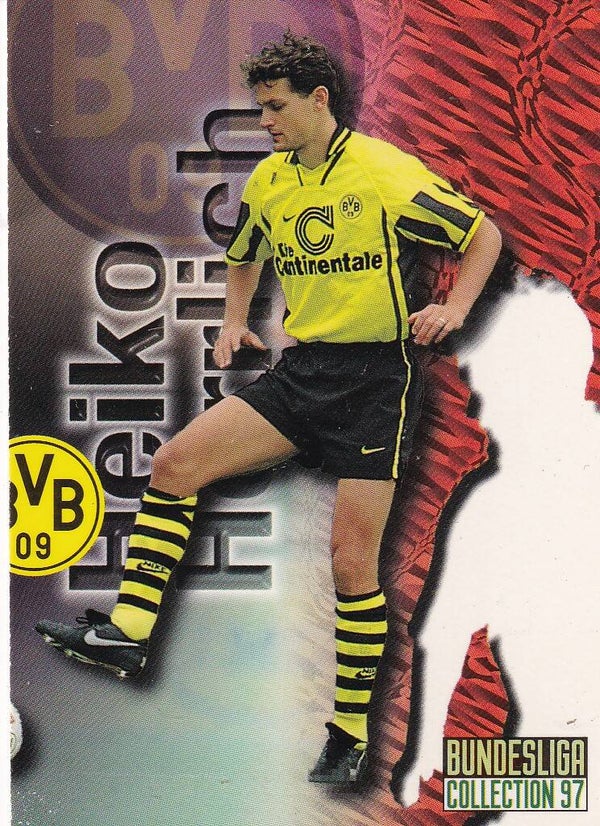 Heiko Herrlich / Borussia Dortmund / Panini Bundesliga 1997 / Super Striker / Nr. 231