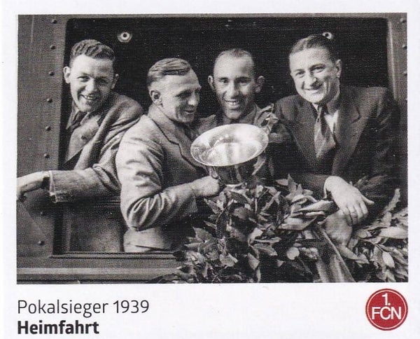 Heimfahrt - Panini 125 Jahre 1.FC Nürnberg - Pokalsieger 1939 - Nr. 181
