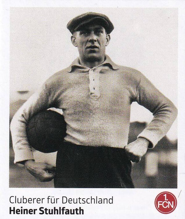 Heiner Stuhlfauth - Panini 125 Jahre 1.FC Nürnberg - Cluberer für Deutschland  - Nr. 223