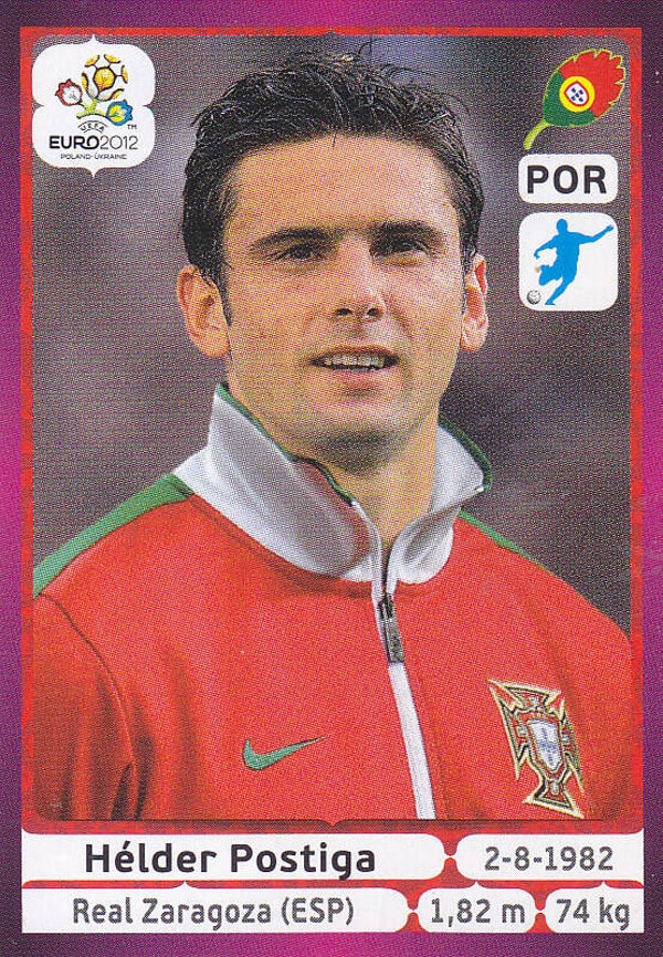Helder Postiga / Portugal / Panini EM 2012 / Basis Bild / Nr. 276