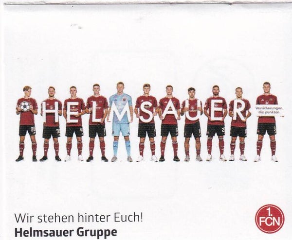 Helmsauer Gruppe / Panini 125 Jahre 1.FC Nürnberg / Wir stehen hinter Euch / Nr. 272