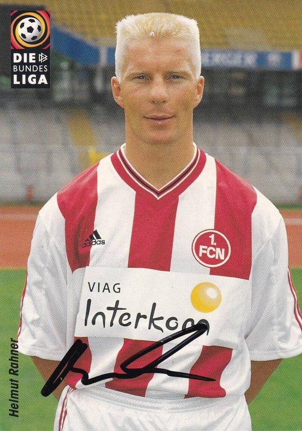 Helmut Rahner - 1.FC Nürnberg - Autogrammkarte 1998