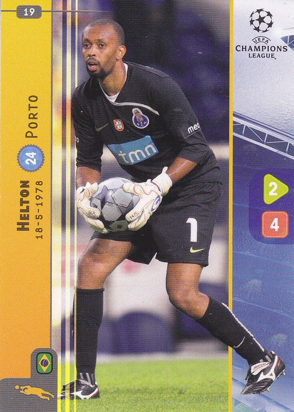 Helton / FC Porto / Panini Champions League 2008 / Basis Karte / Nr. 19