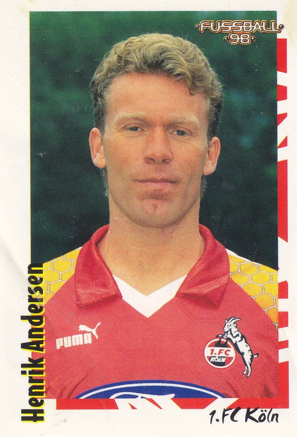 Henrik Anderson / 1.FC Köln / Panini Bundesliga 1998 / Basis Bild / Nr.266