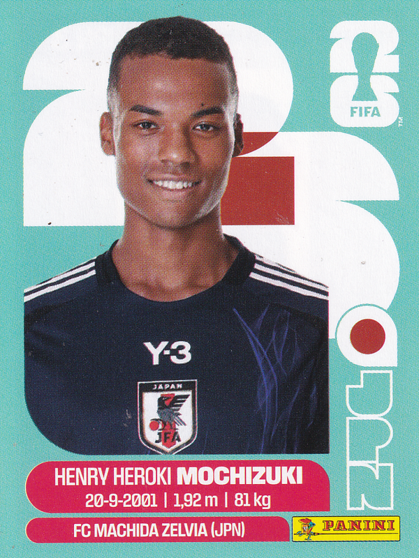 Henry Heroki Mochizuki - Japan - Panini WM 2026 - Basis Bild - JPN3