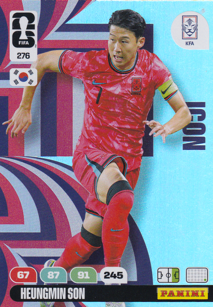 Heung Min Son - Südkorea - Panini WM 2026 - Icon - Nr. 276
