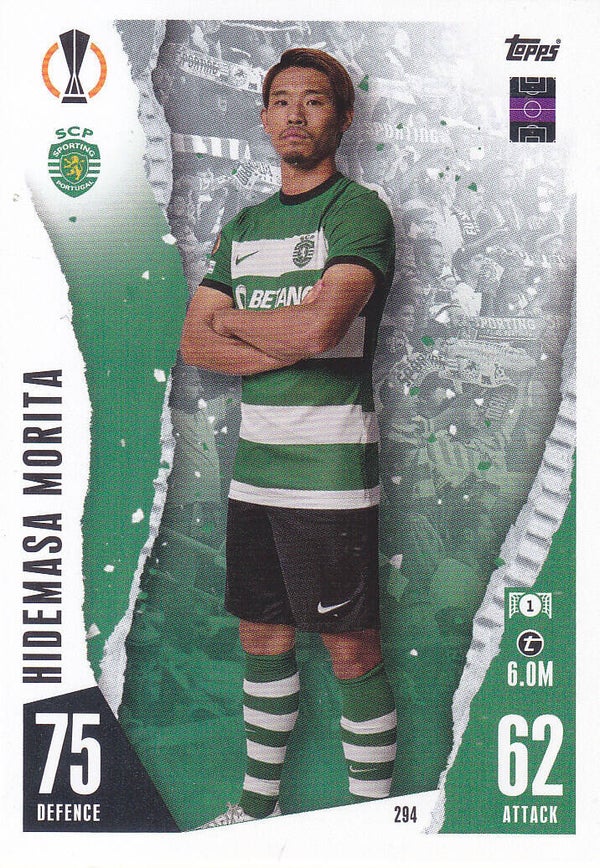 Hidemasa Morita / Sporting Lissabon / Topps Champions League 2023 / Basis Karte / Nr.294