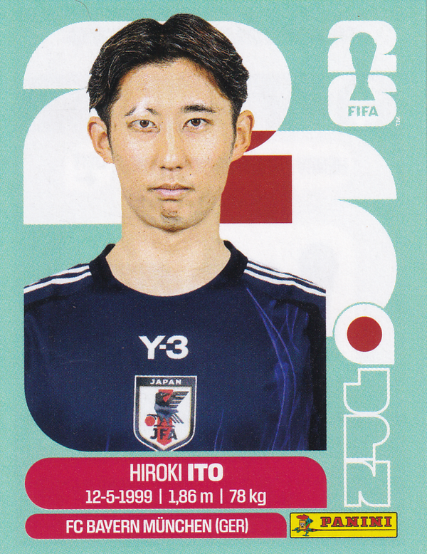 Hiroki Ito - Japan - Panini WM 2026 - Update - JPN03a
