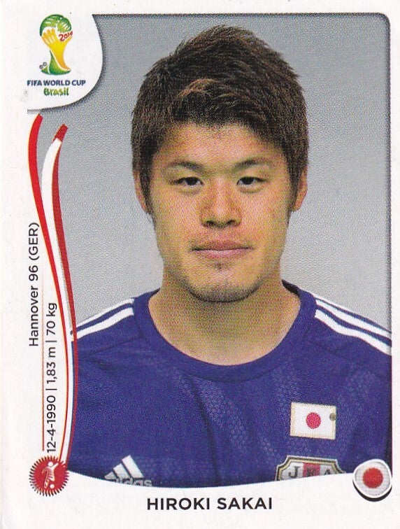 Hiroki Sakai - Japan - Panini WM 2014 - Basis Bild - Nr. 249