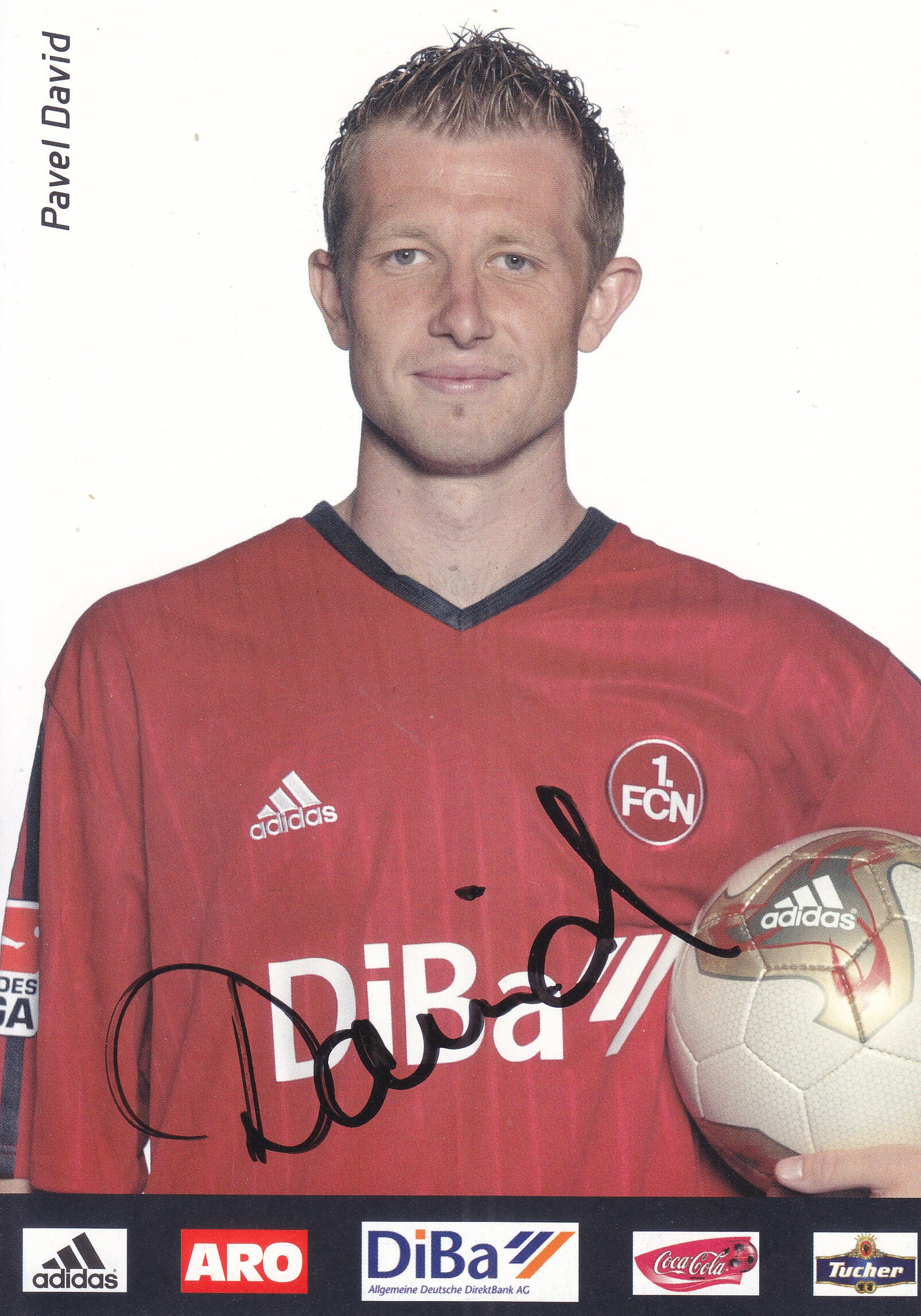 Pavel David / 1.FC Nürnberg / Autogrammkarten 2003