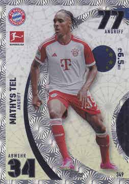 Mathys Tel / FC Bayern München / Topps Match Attax 2023 / Yang Karte / Nr. 349