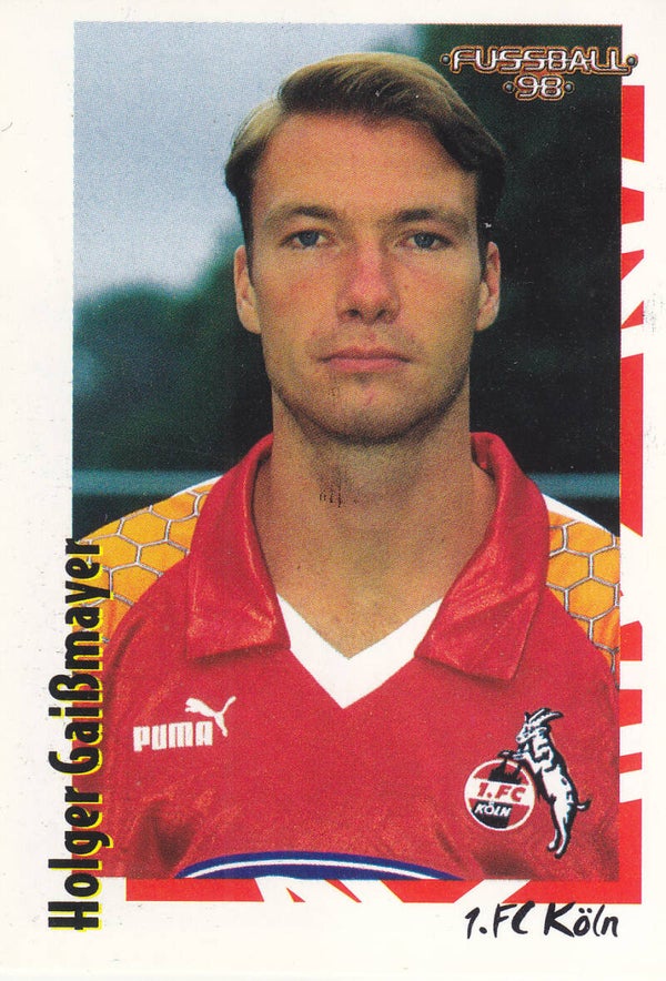 Holger Gaißmeyer / 1.FC Köln / Panini Bundesliga 1998 / Basis Bild / Nr.272