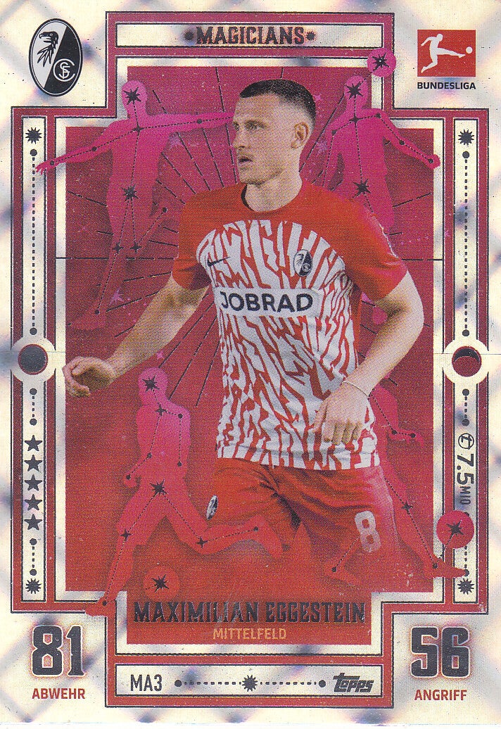 Maximilian Eggestein / SC Freiburg / Topps Match Attax 2023 / Magicians / MA3