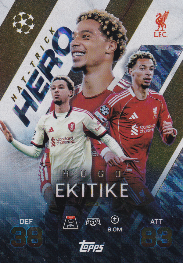 Hugo Ekitike - FC Liverpool - Topps Champions League Extra 2025 - Hat-trick Hero - Nr.ATT